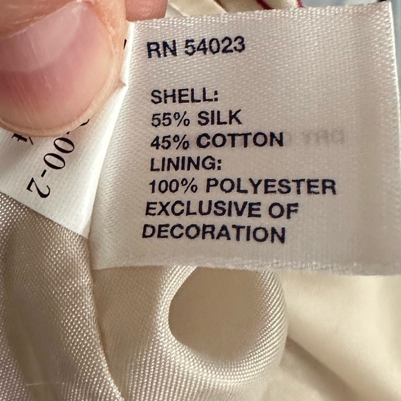 Gap NWT Silk Cotton Floral Lined Skirt Dark Red Holidays Christmas - Picture 12 of 14